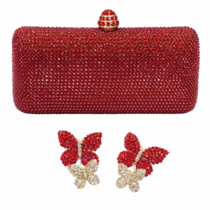 swarovski crystal i’m so fly butterfly earrings