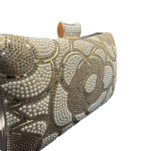 pearl flower evening bags